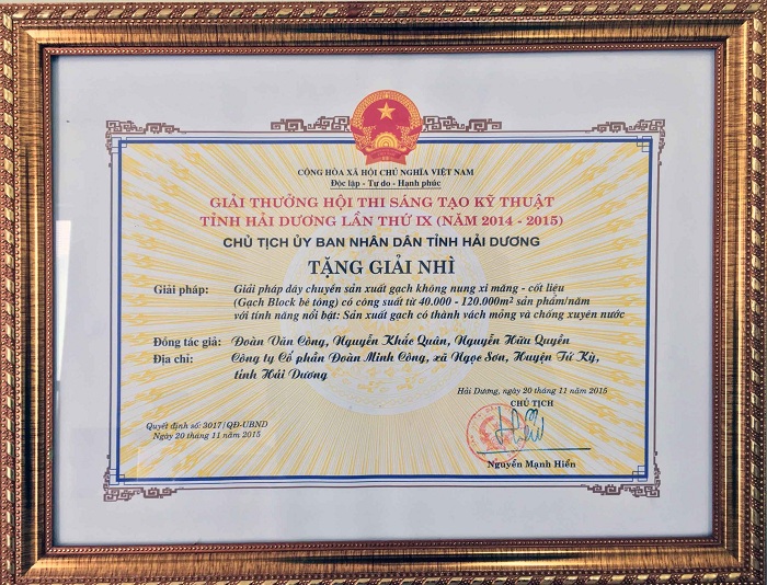 DmC đạt giải tại Hội thi sáng tạo kỹ thuật tỉnh Hải Dương DmC đạt giải tại Hội thi sáng tạo kỹ thuật tỉnh Hải Dương