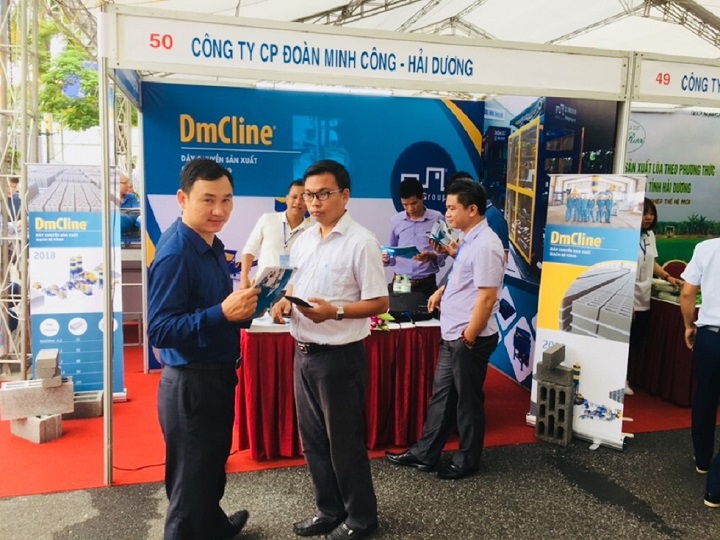 Khách hàng quan tâm tới công nghệ sản xuất gạch không nung DmCline Khách hàng quan tâm tới công nghệ sản xuất gạch không nung DmCline