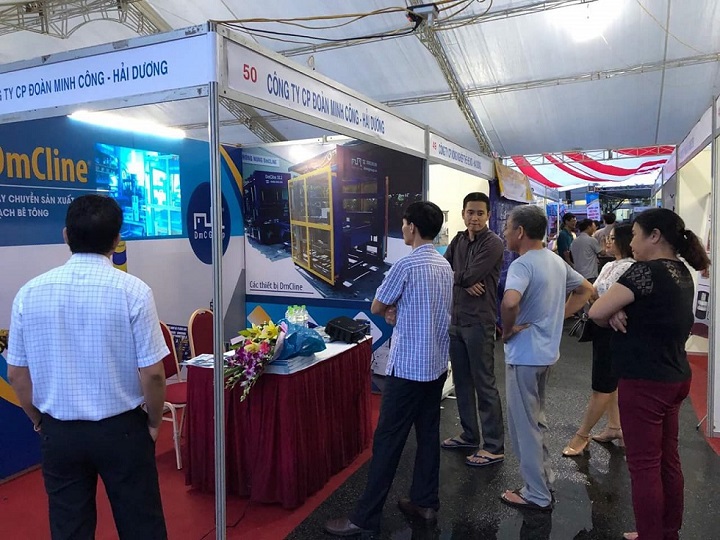 Khách hàng quan tâm tới công nghệ sản xuất gạch không nung DmCline Khách hàng quan tâm tới công nghệ sản xuất gạch không nung DmCline