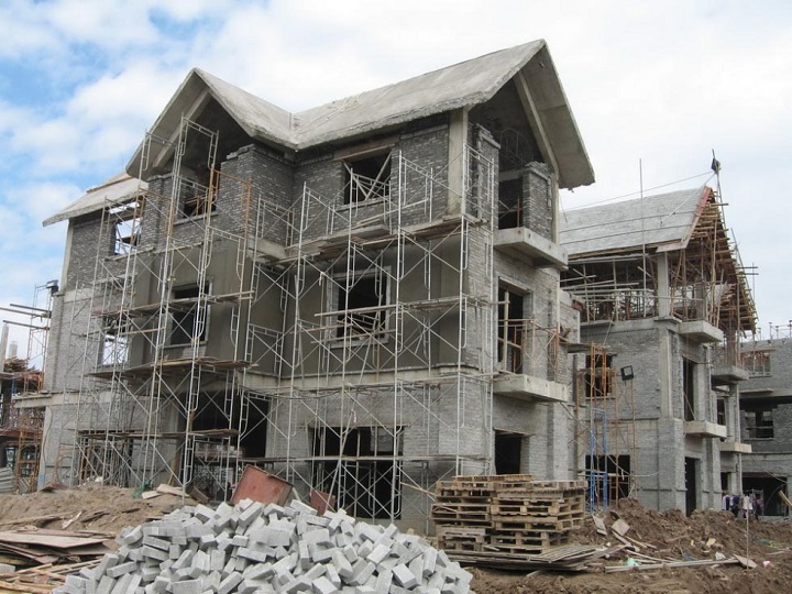 khu biệt thự Vincom Village đang thi công khu biệt thự Vincom Village đang thi công